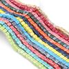 10Pcs Fashion Colors Square Beads Cube Ceramic Beads DIY 6mm Beads Handmade Porcelain Beads For Jewelry Making