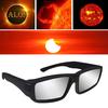 Unisex Solar Eclipse Glasses Safety Viewing Block Harmful UV Light Claer Sun Picture Plastic Lightweight Unisex Direct Sun Observation Glasses