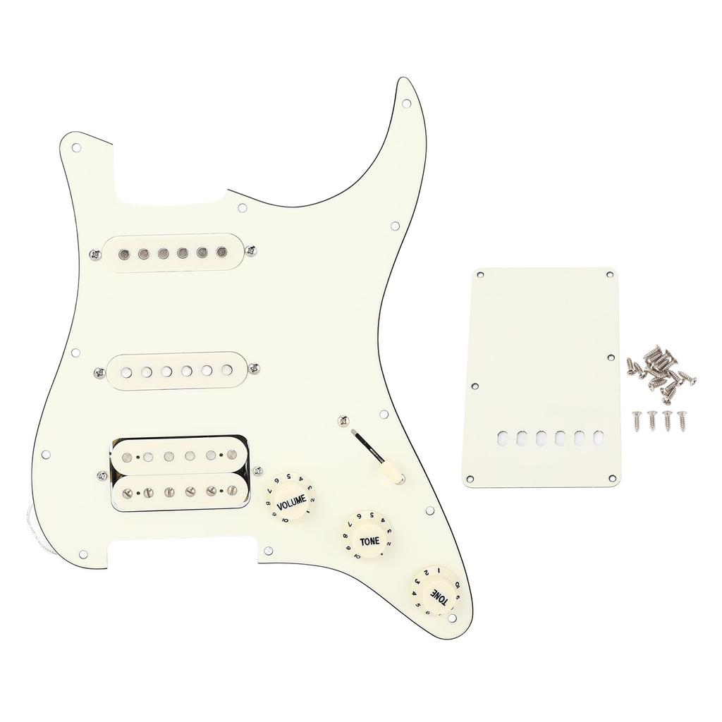 11 Hole SSH Pre Wired Guitar Loaded Pickguard Replacement Set for FD ST Electric Guitar