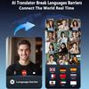 UYUXIO Real Time AI Language Translation Earbuds Earphone OWS Translator Headphone with 144 Languages Ear Buds for Business