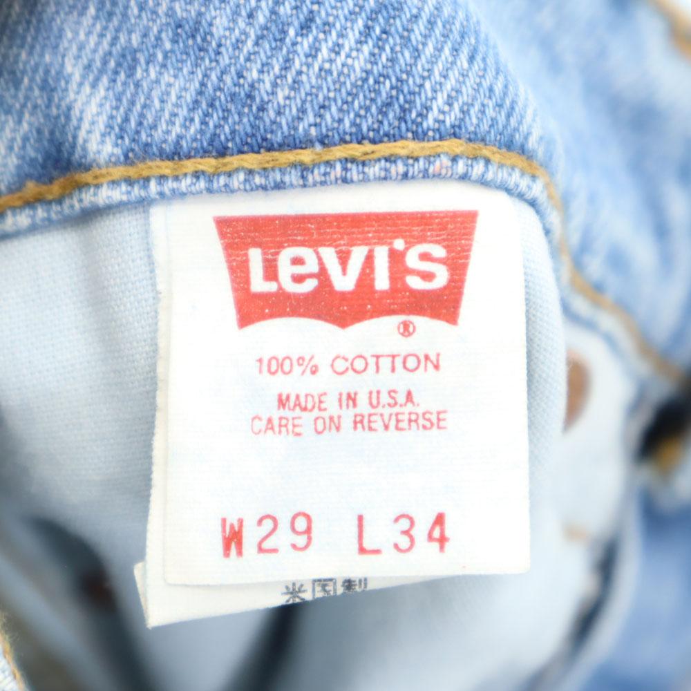 Levi's 90-е Сделано в США 510-0217 Старые прямые джинсы W29 джинсы Мужские Б/У