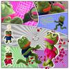 Adorable Pepe The Frog Sad Plush Keychain Pendant For Backpacks