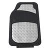 FH Group Group Car Floor Front 71 X Rear 46 X Imported from F11315SILVER (FH International) Mats, Silver, Scissor-Cut Rubber, 37cm-46cm, 32cm-46cm