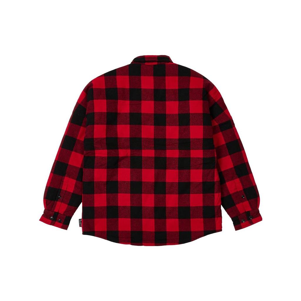 Palace Hardware Insulated Shirt Red Unisex Tops P25SHT044