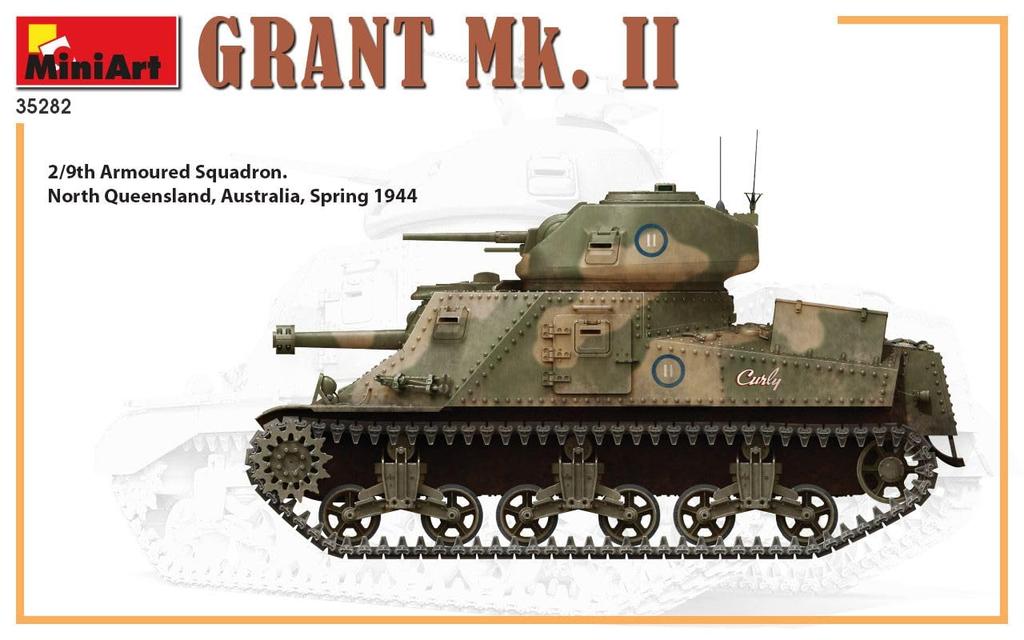 Miniart 1/35 British Grant Mk.2 Plastic Model MA35282