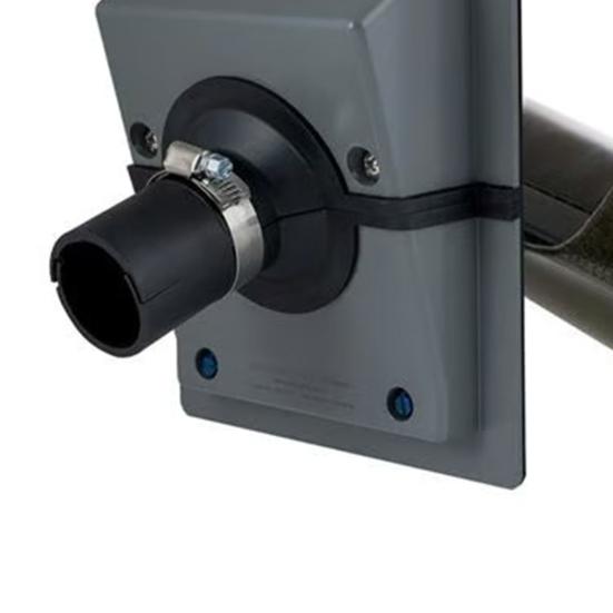 Комплект разъемной настенной гильзы для магистрали кондиционера Легкая установка Защита для прохода через стену для систем кондиционирования воздуха для помещений и улицы Покрытие для магистрали ОВКВ