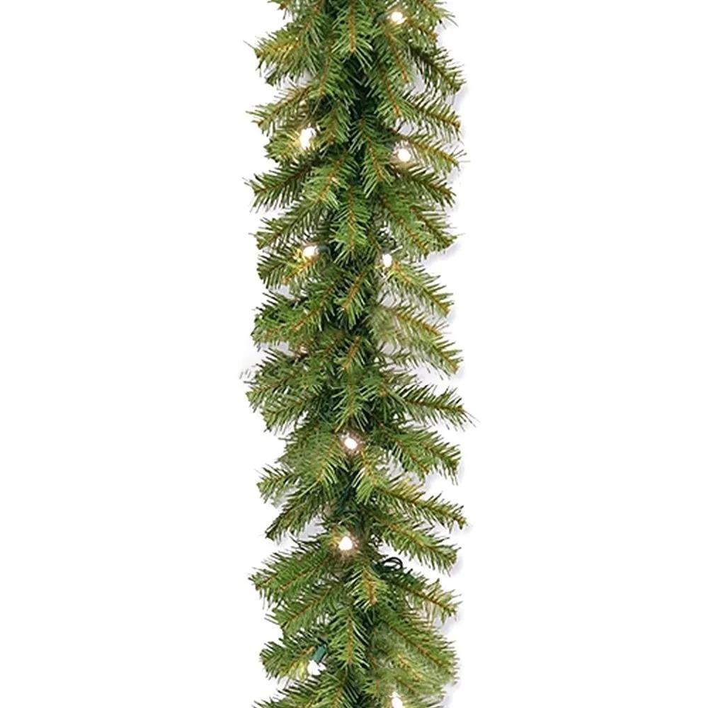 1,8 м Рождественская ротанговая гирлянда Рождественская искусственная елка Ротанговый баннер Подвесное украшение DIY Венок Ротанговое украшение