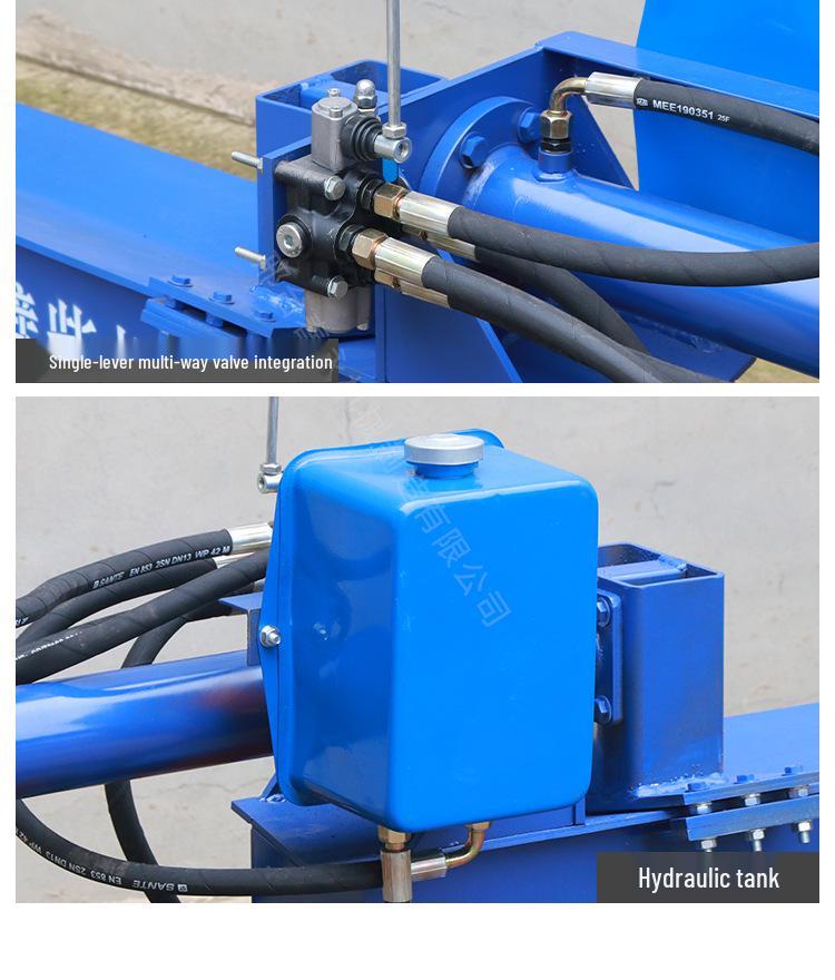 Electric Hydraulic Log Splitter: Automatic Vertical Wood Chopper for Wet/Dry Use