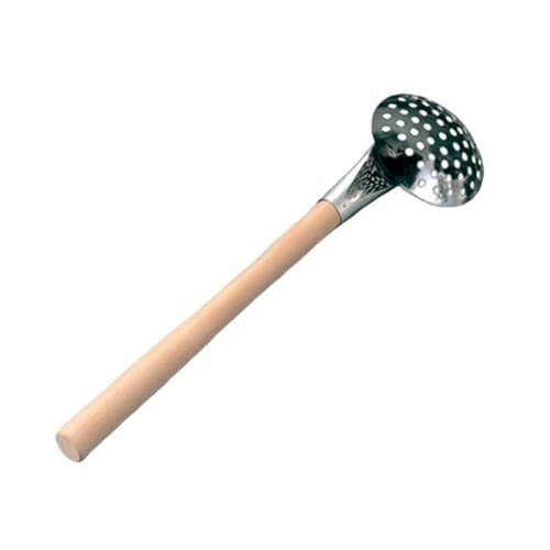 EBM Endo Shoji Silver Ladle, Diameter X Handle Length (mm): 122 X 450, Commercial-Grade, Beef Bowl Ladle, BGY01