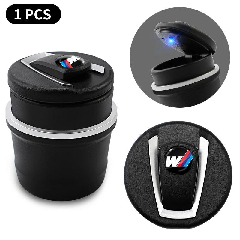 BAJB3 For BMW Fashion Car Ashtray LED Portable One Touch Open Automatic Indicator For BMW X1 X2 X3 X5 X4 X6 X7 G30 G20 G32 G11 G12 F40