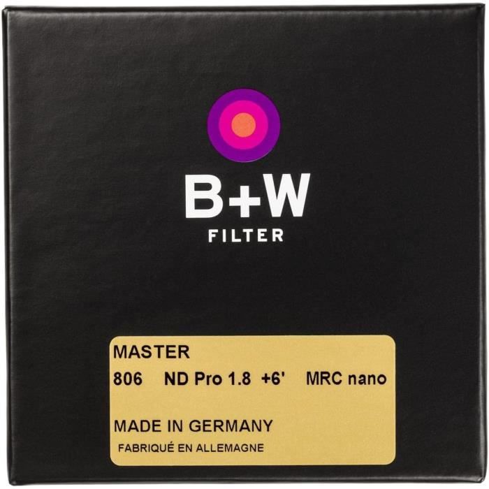 Filtre nd - bw - 1,8 mrc nano master - 46mm - densité neutre - écologique
