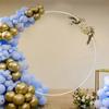 Circle Round Backdrop Stand Balloons Flowers Wedding for Party Baby Showers