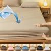 Super Waterproof Bed Fitted Sheet Bed Cover Non-slip Bed Mattress Cover Bed Protector Cover Bed Linen  Mattress Cover With Elastic Band
