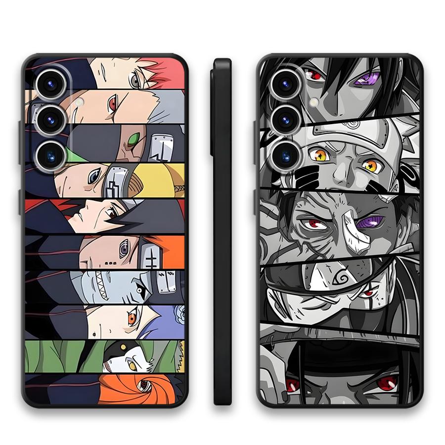 Anime Akatsuki Art Black Soft Phone Cover Case for Samsung Galaxy A26 A72 A35 A24 A55 A36 A22 A52 A41 A51 A73 A32 A25 A71 A23