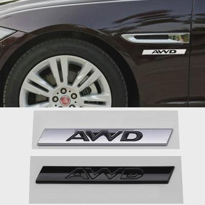 Металлический логотип AWD наклейка на задний багажник автомобиля эмблема наклейка на кузов аксессуары для XEL XFL XJL XF XJ F-PACE XKR XFR FTYPESVR