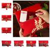 Chinese New Year Tassel Red Envelop Blessing Words Spring Festival Hongbao Wedding