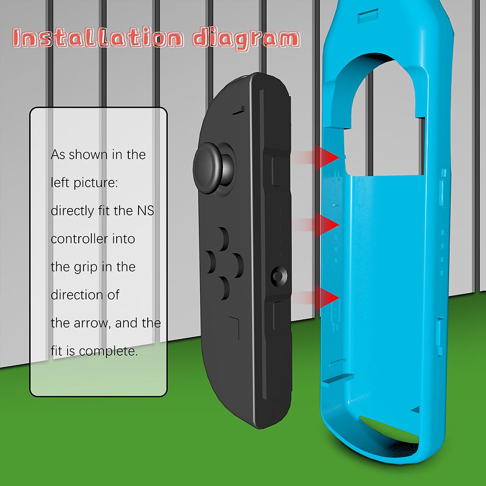 2 шт. Выдвижной Гольф-Клуб для Адаптера-Чехла Контроллера Nintendo Switch ForJoy-Con для Игр Mario Golf для Аксессуаров Switch