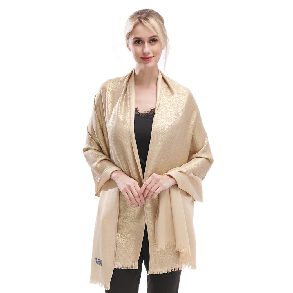 Блестящий люрекс хлопок золото хиджаб шарф женский серебряный кисточки шали мусульманские шарфы головной платок однотонные обертывания повязка на голову пашмина столы