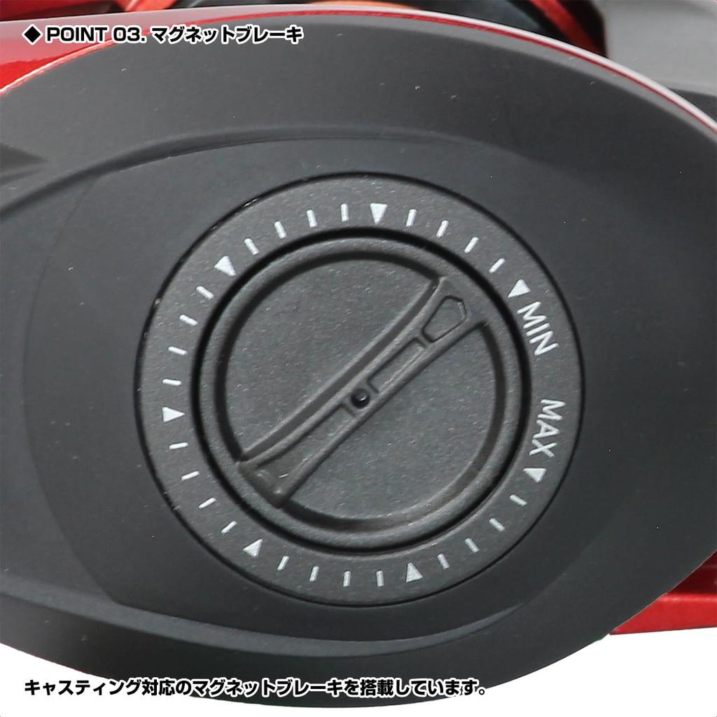 PROX Baltom BC Octopus 2 R200 Baitcasting Power Handle VBCO2R200P2200 Reel/Right