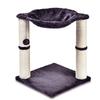 ZISIZ Compact Cat Tree with Integrated Bed and Scratching Post