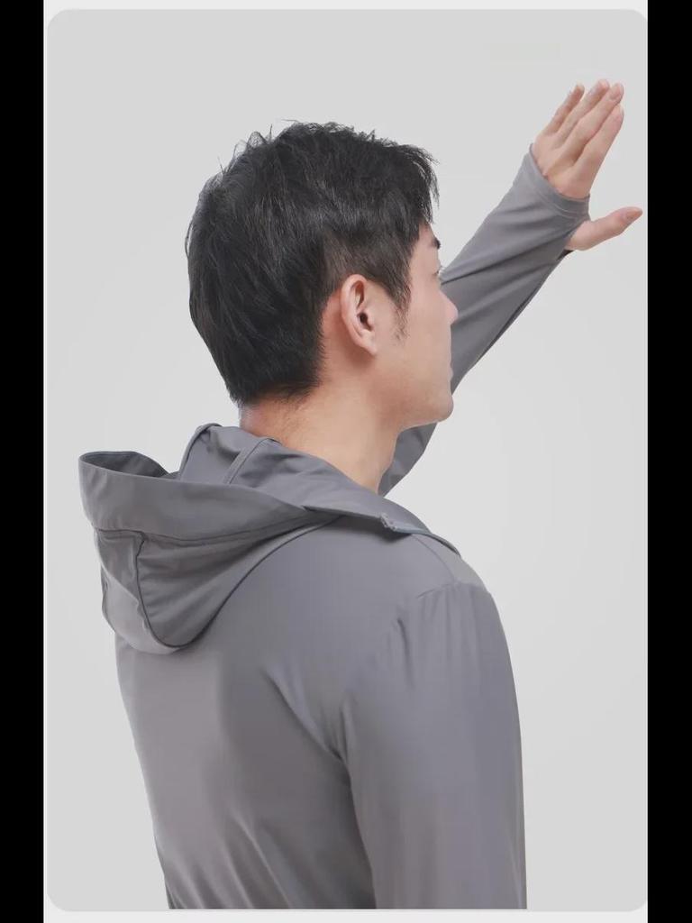 Унисекс Летняя одежда Ice Silk с защитой от ультрафиолета: Дышащая и модная защита от солнца для рыбалки.