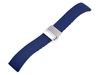King Watch Parts Compatible with Tag Heuer Rubber Belt Pattern 4 Third Party Product 5 Colors 20 22 Mm [Import Original] (20mm, Blue)
