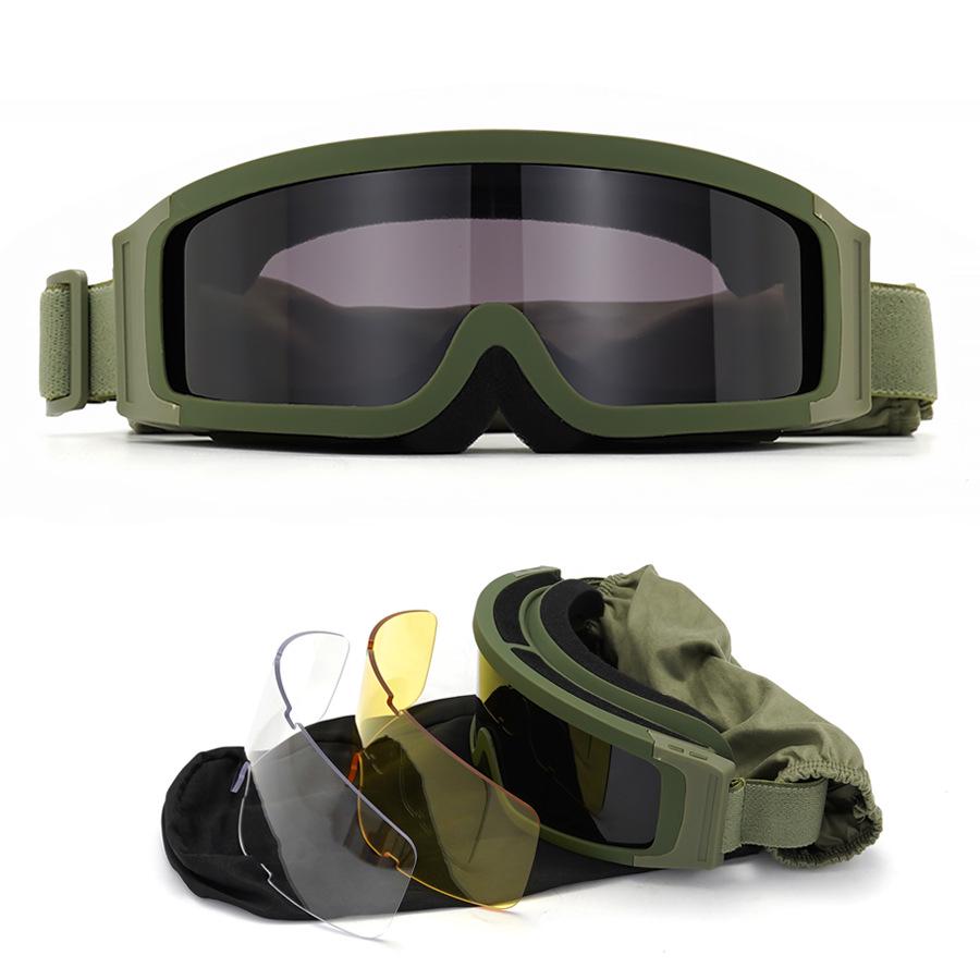 Anti-Fog Tactical Goggles: Military, Shooting, Paintball, Mountaineering, Sports, Wind Protection Glasses.