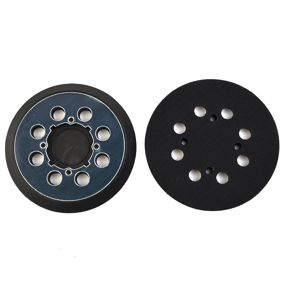 2pcs Sander Backing Pad 5 Inch 8 Dust Collection Hole Hook-&-loop Pad Plastic PU Polishing Disc Power Tool Accessories