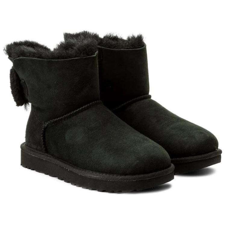 UGG Женские короткие снежные ботинки Arielle с амортизацией, черные 1019625-BLK