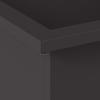 Garden Planter with LED Black 30 * 100 * 30 cm Steel