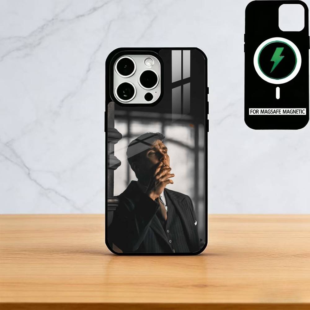 Чехол для телефона Movie P-Peaky B-Blinders для iPhone17,16,15,14,13,12,11 Plus,Pro Магнитный Для Magsafe Беспроводной зарядки