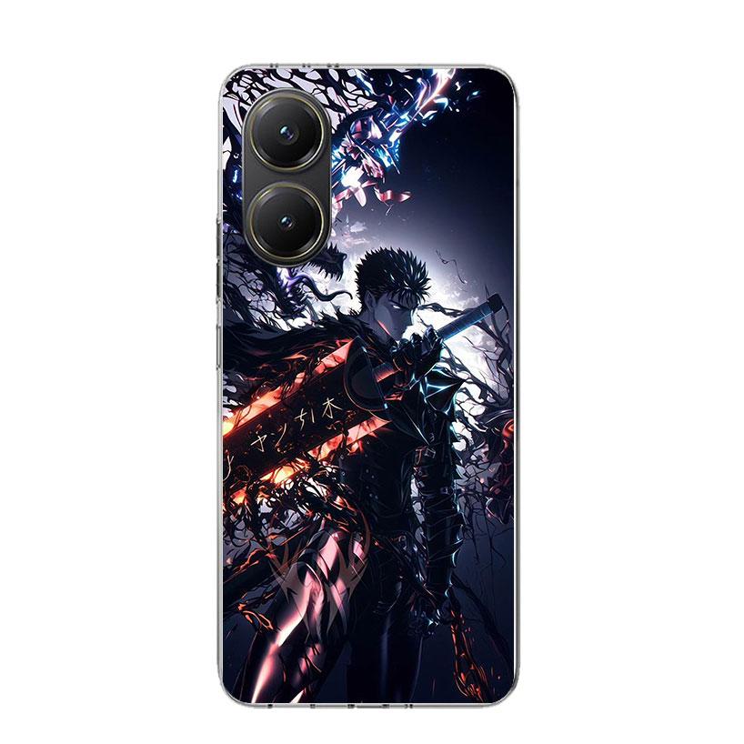 Чехол для телефона с аниме G-Guts B-Berserks для Xiaomi Poco X7 X6 X5 Pro F7 Ultra Redmi 15C 15 13 13C 12 12C 10 10A 10C 9 9A 9C 9T