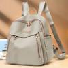 1PC Women Fashion Casual Daypacks Large Capacity Solid Color Backpacks Travel Double Shoulder Bag