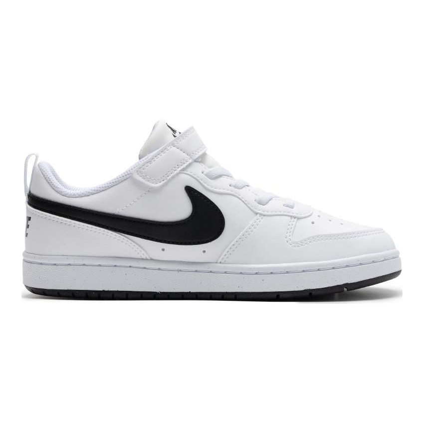Nike Детские кроссовки Court Borough Low Recraft PS Бело-черные DV5457-104