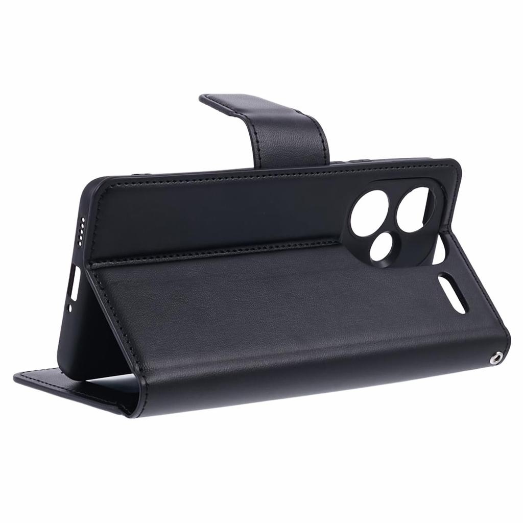 HANMAN Mill Series for Xiaomi Redmi Note 13 Pro+ 5G Case PU Leather Wallet Phone Stand Cover