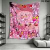 The Pink Panther Wall Tapestry Aesthetic Wall Hanging Printed Fabric Blanket Decorative Tapestries for Bedroom Living Room Home Decor