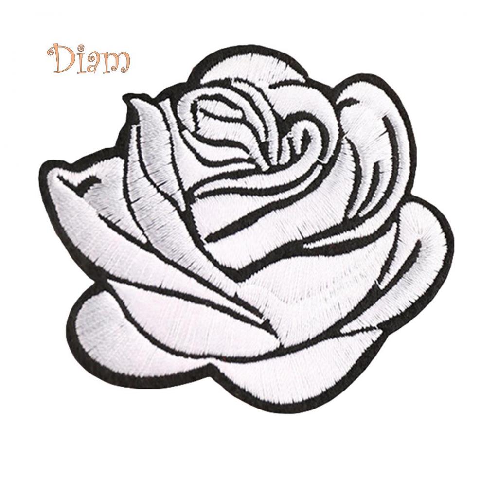 Lachepper значок в виде розы, железная нашивка, украшение, цветок, сумка, шляпа, аппликация, аксессуары для одежды, аксессуары