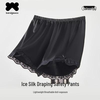 Женские бесшовные защитные шорты из ледяного шелка Bandgewoo
