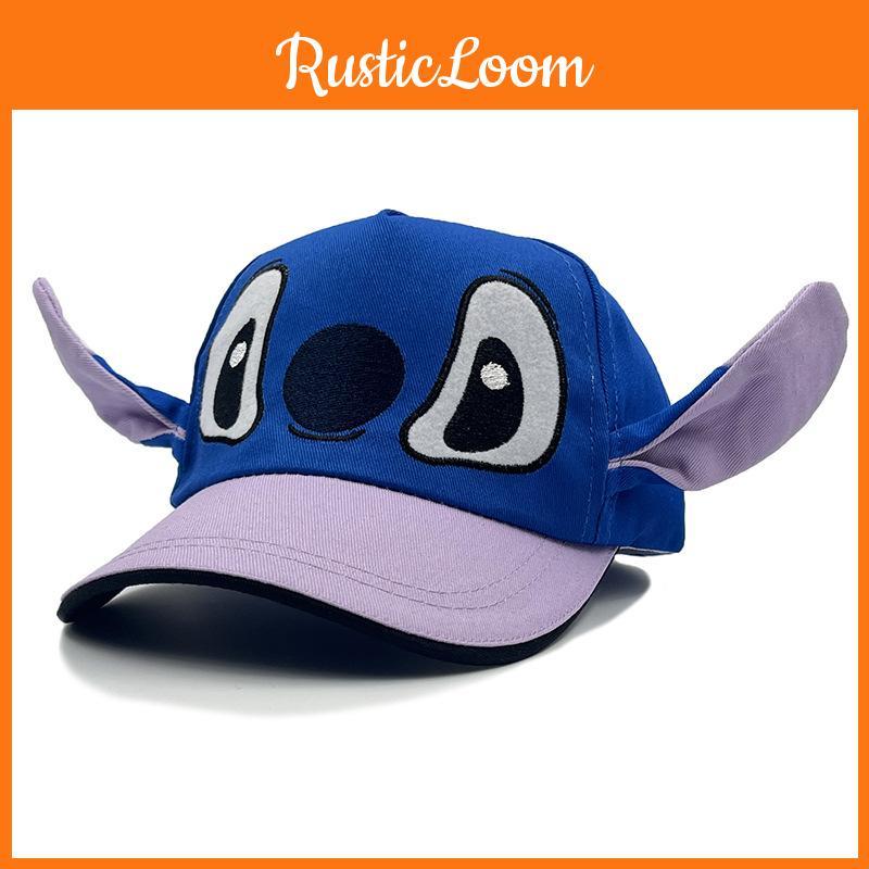 Baseball Cartoon Kids Cap With 3d Ears Sun Protection For Wear Casual