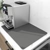 Super Absorbent Coffee Plate Large Kitchen Absorbent Coffee Dish Drying Mat Quick Drying Drainage Pad Anti-skid Tableware Mat