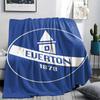 1pc Everton FC Print Flannel Blanket, High quality Comfortable for All Seasons, Home Decor, Warmth and Comfort, Perfect for Christmas Gifts40