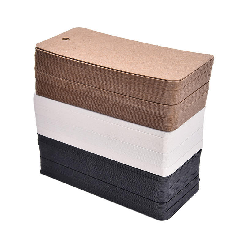 50 Pcs Kraft Paper Hang Tags Birthday Party Favor Gift Label Cards Diy