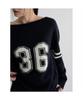 8SECONDS Numbering Pullover Navy