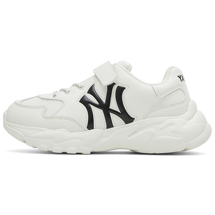 MLB Big Ball Chunky 24SS Нескользящие Прочные Низкие Повседневные Кроссовки Детские Кроссовки Белый 7ASHJB14N-50WHS