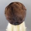 New Luxurious Ladies Fashion 100% Natural Mink Fur Visors Caps Winter Women Warm Outdoor Mink Fur Cap Full Pelt Female Fur Hats