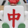 Вращающаяся украшение для маджонга Креативный подарок Фигурка фишки маджонга Счастливый символ Кивающая голова Талисман на удачу для приборной панели автомобиля
