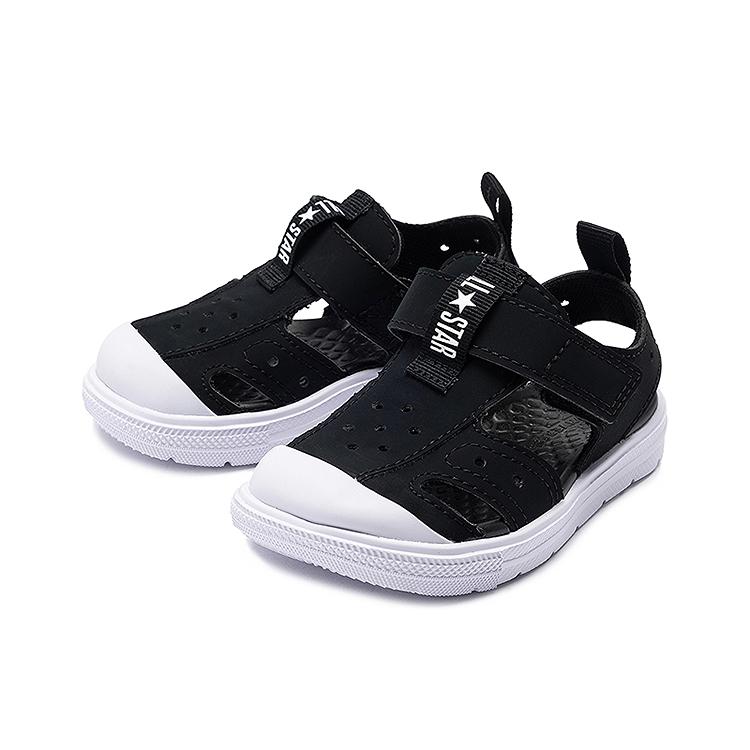 Converse Сандалии Chuck Taylor Utility EasyOn TD Черные Белые Детские Кроссовки A12156C