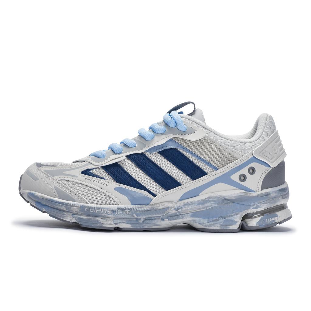 adidas Spiritain 2000 Нескользящие Устойчивые к истиранию Низкие Повседневные Беговые кроссовки Унисекс Сине-серые IE1890(Team80-S-BOX)