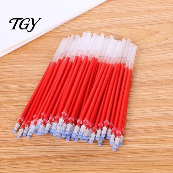 Conical Tip Ink Replacements 50PCS 0.5mm Gel Pen Refills, Needle And Universal Replacement Smooth Writing Pigment Based for Office School Daily