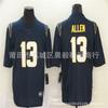 Mens Embroidered Football Jersey LA Chargers Style 13 Allen 30 Ekeler 97 Bosa Rugby Training Game Wear